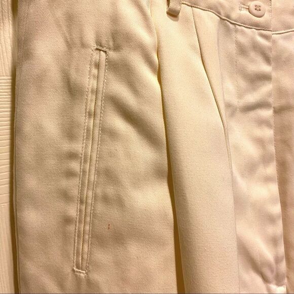 Nordstrom BP TALL SILKY Slacks Pants Cream Pro Career Pockets HighRise 13 TALL - Picture 3 of 12